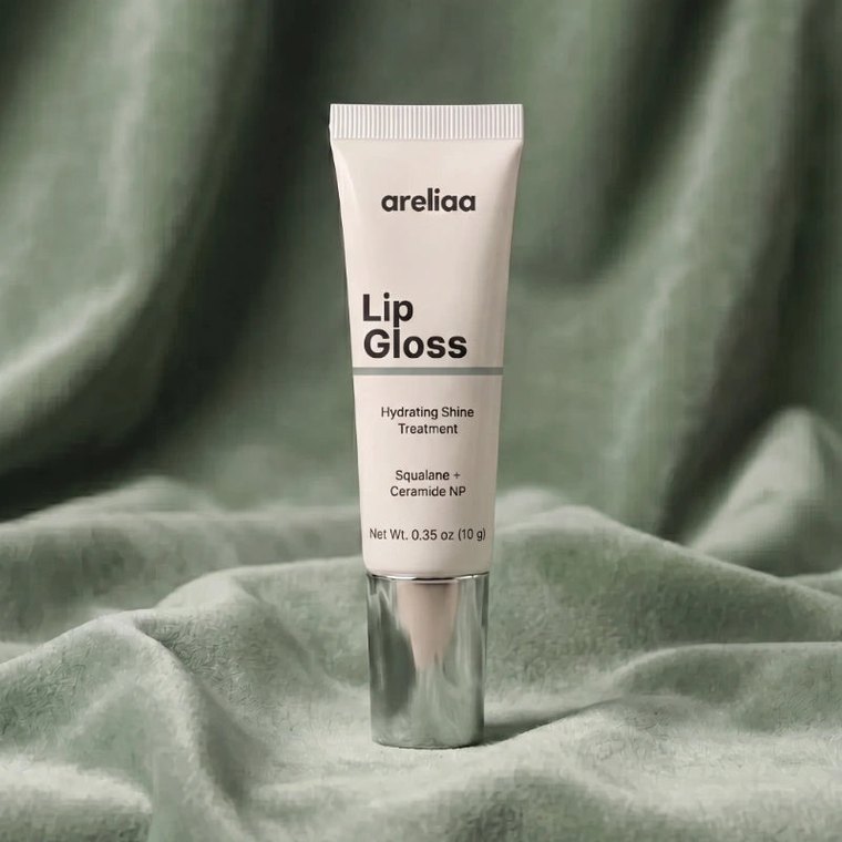 The Areliaa Lip Gloss in a small tube